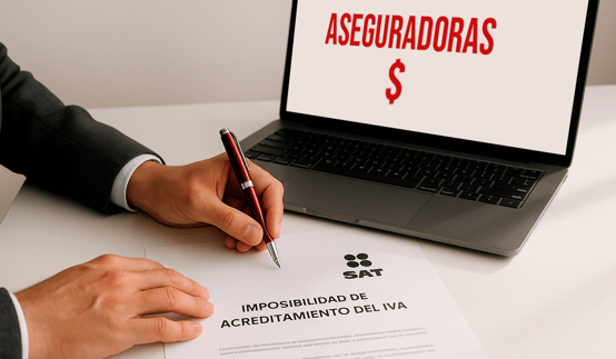 Imposibilidad de acreditamiento del IVA para aseguradoras