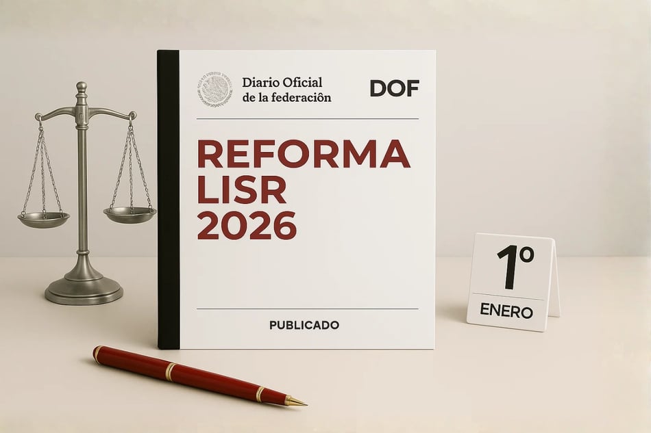 Reformas en materia del ISR para 2026
