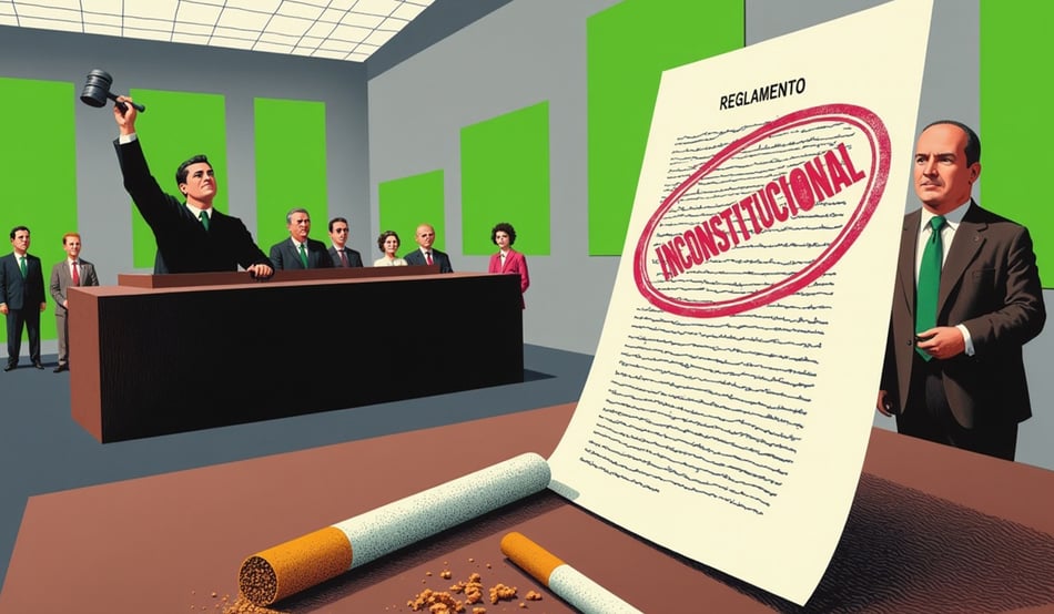 DECLARAN INCONSTITUCIONAL EL REGLAMENTO DEL CONTROL DEL TABACO