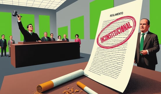 DECLARAN INCONSTITUCIONAL EL REGLAMENTO DEL CONTROL DEL TABACO