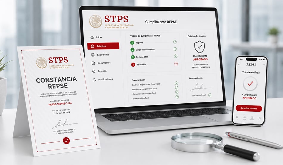Simplificación administrativa para el cumplimiento REPSE